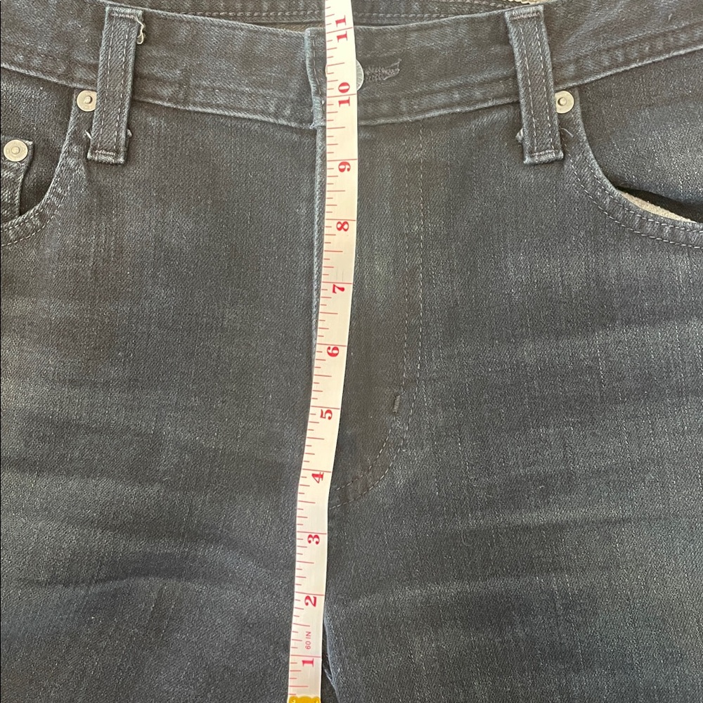 AG Mens Adriano Goldschmied “The Graduate” Tailored Leg Black Jeans. Size 34x34 - Picture 10 of 15